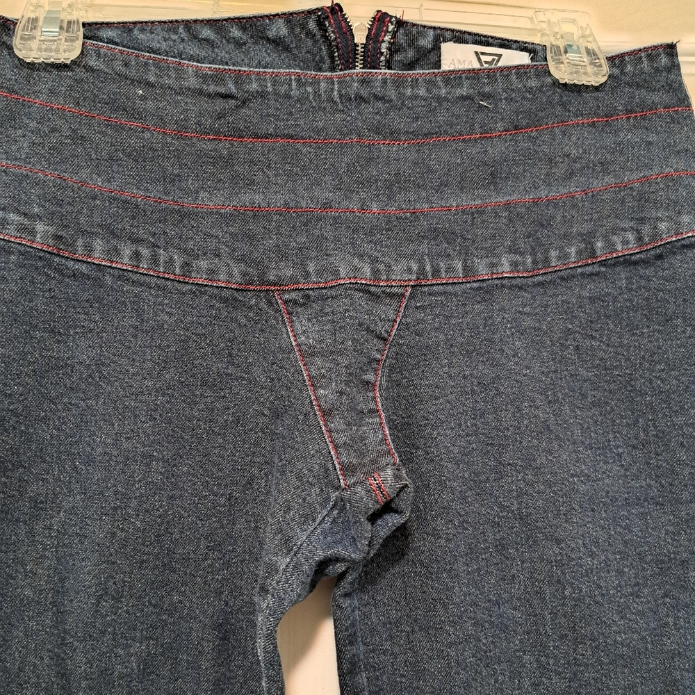 Ama Zing Low Rise, Flared Jeans View 2